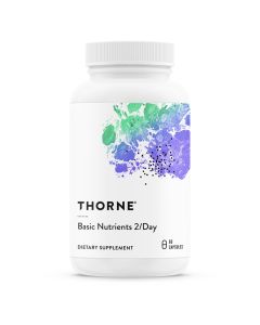 Thorne Research - Basic Nutrients 2 / Day - Complete Multivitamin/Mineral Formula - 60 Capsules