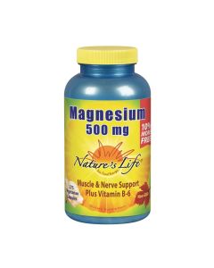 Natures Life Magnesium | 500mg Magnesium for Bone & Muscle Health | Supplement to Support Stress Relief, Sleep, Heart Health, Nerves, Muscles, and Metabolism* | 275 Vegetarian Capsules"