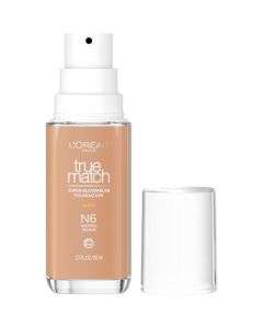 L'Oreal Paris True Match Cream Foundation Makeup, N6 Neutral Medium, 1 fl oz"