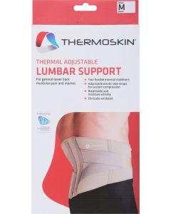 Thermoskin Lumbar Back Support, Beige, Medium"