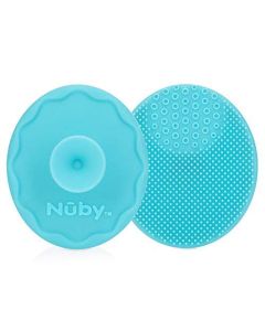 Nuby Scrubbies 2pk Silicone Bath Brush with Built-in Handle