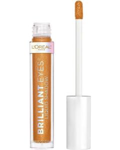 L'Oreal Paris Makeup Brilliant Eyes Shimmer Liquid Eye Shadow, Longwearing Lasting Shimmer, Crease Resistant, Flake-Proof, Precision Applicator, Quick Dry, Non-Greasy, Precious Lava, 0.1 oz."