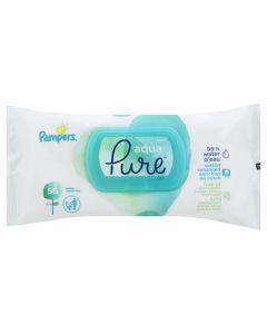 Pampers Aqua Pure Baby Wipes, 56 Ct | CVS