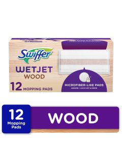 Swiffer WetJet 5.4 in. Wet Microfiber Mop Refill Pad 12 Pk