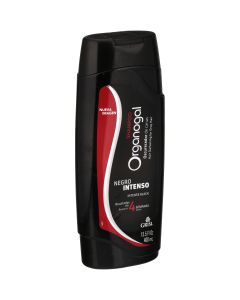 Organogal Intense Black Hair Darkening Shampoo for Gray Hair, All Hair Types, 13.5 fl. oz"