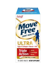 Move Free Type II Collagen, Boron & HA Ultra Triple Action Tablets, Move Free (75 Count In A Bottle) 1 ea"