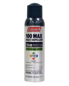 Coleman 100 Max 100% DEET Continuous Spray Insect Repellent, 4 oz."