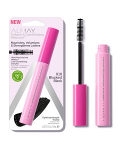 Almay Volume and Conditioning Waterproof Mascara, 10 Blackest Black, 0.27 fl oz."