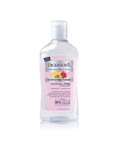 Dickinson's Enhanced Witch Hazel Hydrating Toner with Rosewater, Alcohol Free, 98% Natural Formula, 16 Fl. Oz."