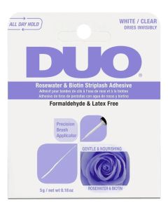 DUO - Rosewater & Biotin Striplash Adhesive - Clear, 0.18 oz"