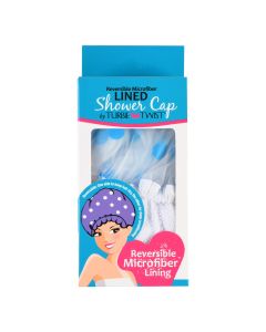 Turbie Twist Reversible Lined Shower Cap