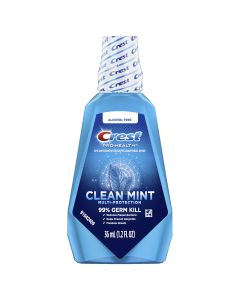 Crest Pro-Health Mouthwash, Alcohol Free, Clean Mint, 1.2 fl oz"