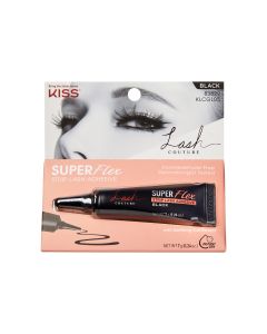 KISS Lash Couture Super Flex Oat Infused Latex Lash Adhesive, 7 g (0.24 oz.) - Black"