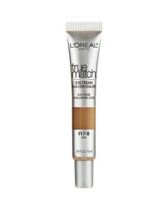 L'Oreal Paris True Match Eye Cream in a Concealer, Hyaluronic Acid, Dark, 0.4 fl oz"