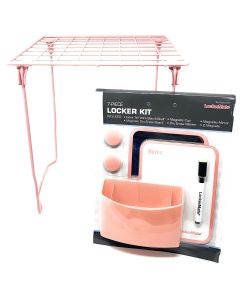 Lockermate 7 Piece Tall Wire Locker Kit (Purple)