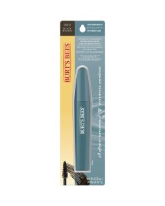 Burts Bees All Aflutter Waterproof Mascara, 99.1% Natural Origin, Black Brown, 0.38 Ounce"