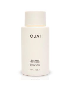 OUAI Fine Conditioner. This Lightweight Conditioner Gives Fine Hair Softness, Bounce and Volume. Made with Keratin and Biotin. Free from Parabens, Sulfates, and Phthalates (10 oz)"