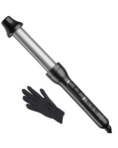 Revlon Adjustable Barrel 2-in-1 Ceramic 1"" and 1-1/2"" Curling Wand, Black"