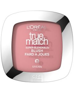 L'Oreal Paris True Match Super Blendable Blush, Soft Powder Texture, Tender Rose, 0.21 oz"