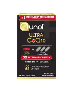 Qunol Ultra CoQ10, 100mg Softgels, Dietary Supplement, 30 Count"