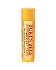 Burt's Bees 100% Natural  Moisturizing Lip Balm, with Beeswax, Vitamin E & Peppermint Oil, 1 Tube