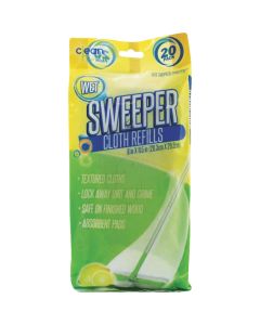 Clean Home Wet Cloth Mop Refill (20-Count) HS-01871 Pack of 24