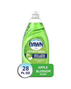 Dawn Ultra Antibacterial Liquid Dish Soap, Apple and Blossom Scent, 28 Fluid Ounce"