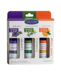 Lively Essential Oil 3pk 10ml - SpaRoom