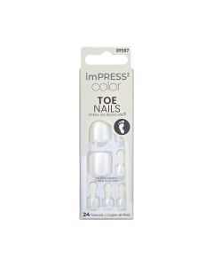 imPRESS Press-On Manicure Square Fake Toenails - Dreamlike - 27ct