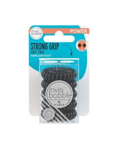 invisibobble Power Multipack Hair Elastics - True Black - 5ct