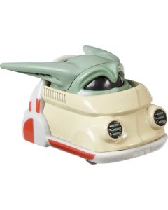 Hot Wheels Disney 100 Grogu Character Car, 1:64 Scale Collectible Toy Car, Star Wars The Mandalorian"