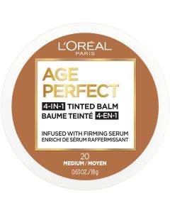 L'Oreal Paris Age Perfect Balm Foundation Makeup, M20 Medium, 0.609 fl oz"