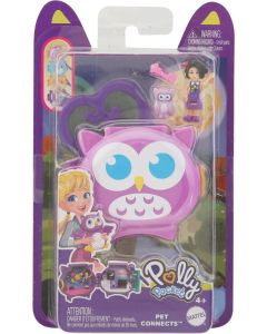 Polly Pocket Pet Connects Owl Micro Playset