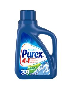 Purex Liquid Laundry Detergent, Mountain Breeze, 50 Fluid Ounces, 38 Loads"