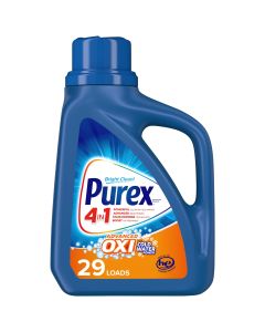 Purex Liquid Laundry Detergent Plus OXI, Stain Defense Technology, 43.5 Fluid Ounces, 29 Wash Loads"