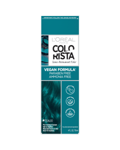 L'Oreal Paris Colorista Semi-Permanent Hair Color for Brunettes, Teal, 1 Kit"