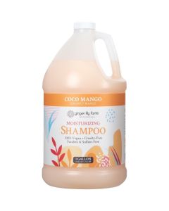 Ginger Lily Farms Botanicals Moisturizing Shampoo for All Hair Types, Coco Mango, 100% Vegan & Cruelty-Free, Coconut Mango Scent, 1 Gallon (128 fl oz) Refill"