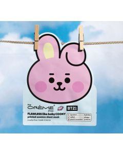 BT21  FLAWLESS Like Baby COOKY Printed Essence Sheet Mask - 3 Pack