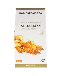 Hampstead Tea  Organic   Biodynamic  Loose Leaf Black Tea  Darjeeling  3 53 oz  100 g