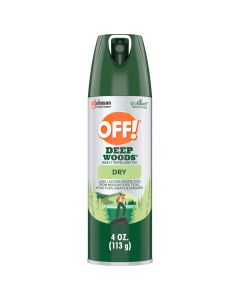 OFF! Deep Woods Long Lasting Protection 25% Deet Insect Repellent VIII Aerosol, 4 oz"