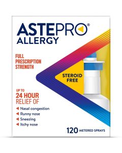 Astepro Allergy Medicine, Steroid Free Antihistamine Nasal Spray, 120 Metered Sprays"