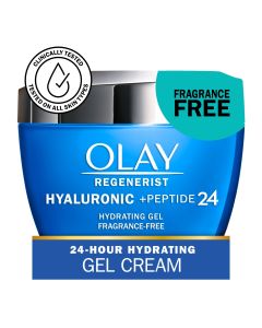 Olay Skincare Regenerist Hyaluronic Acid + Peptide 24 Gel All Facial Moisturizer, 1.7 oz"