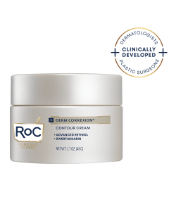 RoC Derm Correxion Fill + Treat Retinol & Swertiamarin Contour Cream for Face and Neck, All Skin Types, 1.7 oz"