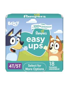 Pampers Easy Ups Bluey Training Pants Toddler Boys Size 4T/5T 18 Count (Select for More Options)