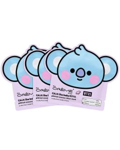 BT21 CALM Like Baby KOYA Printed Essence Sheet Mask -3 packs