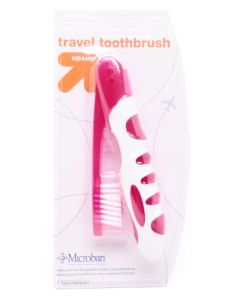 Up&Up Travel Toothbrush with Microban Technology - Pack of 1