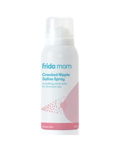 Frida Mom Cracked Nipple Soothing Saline Spray, Nipple Butter and Cream Alternative, 2 fl oz"