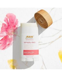 Raw Sugar Simply Deo Beach Rose + Aloe Scent