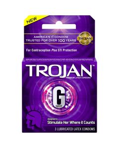 Trojan G. Spot Premium Lubricated Condoms - 3 count