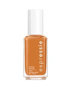 essie Expressie Quick Dry Vegan Nail Polish, Brown Orange, 0.33 fl oz Bottle"